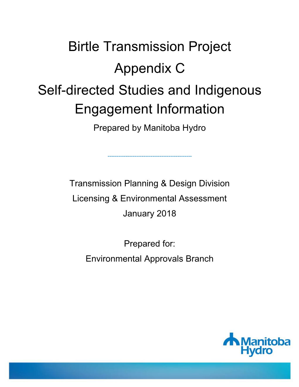 Indigenous Engagement Information Summary