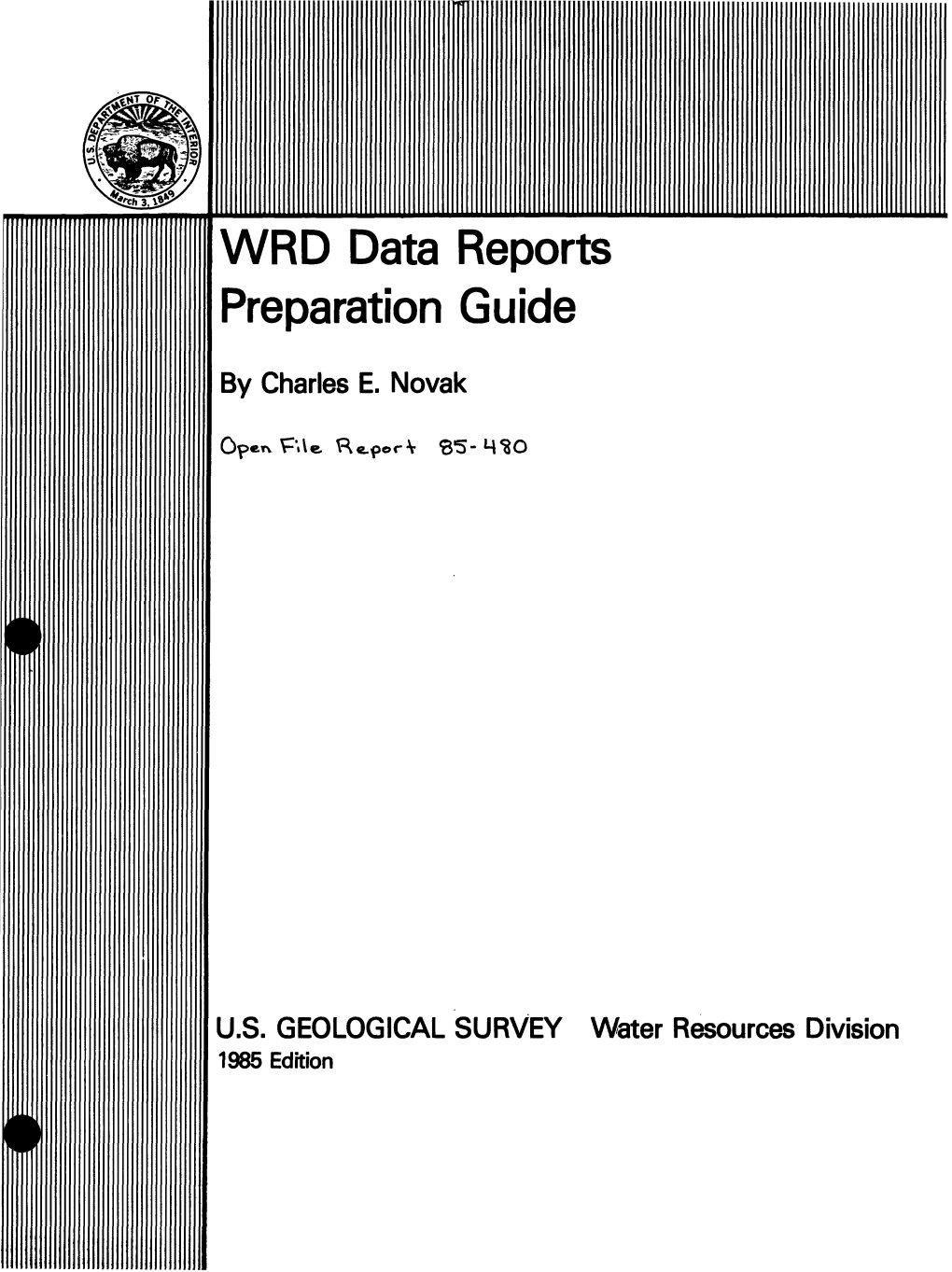 WRD Data Reports Preparation Guide