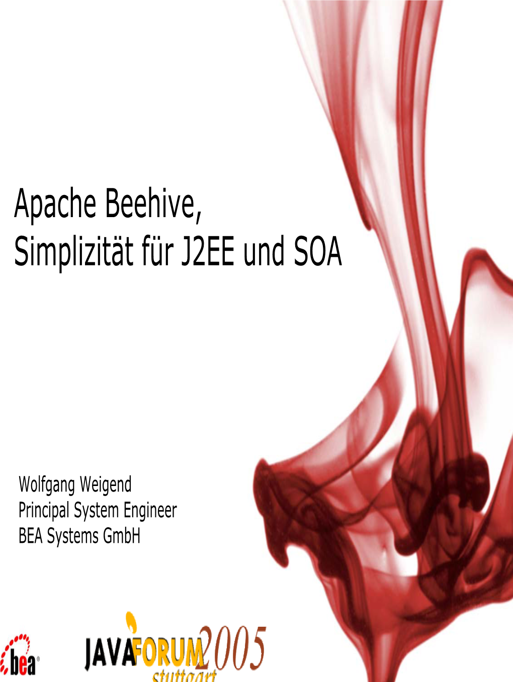 Apache Beehive, Simplizität Für J2EE Und SOA