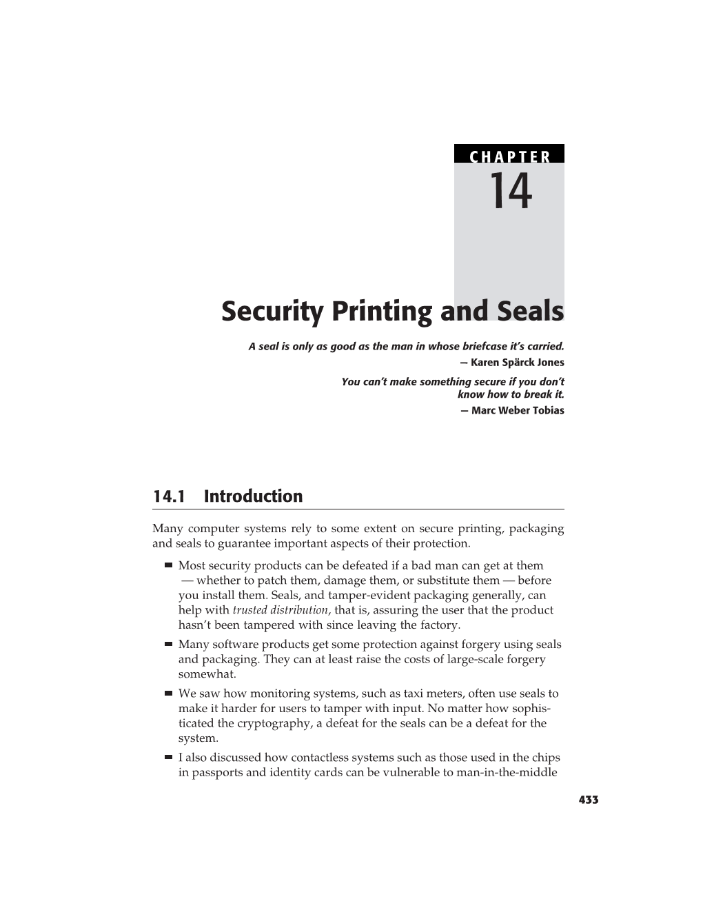 Security Printing and Seals