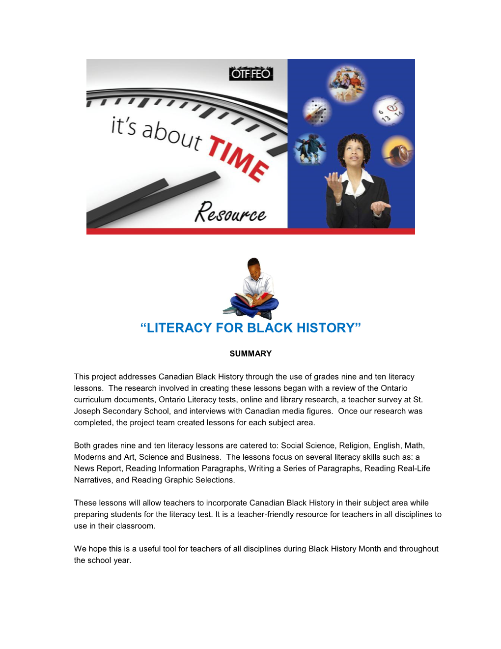 IAT4-22 Literacy for Black History