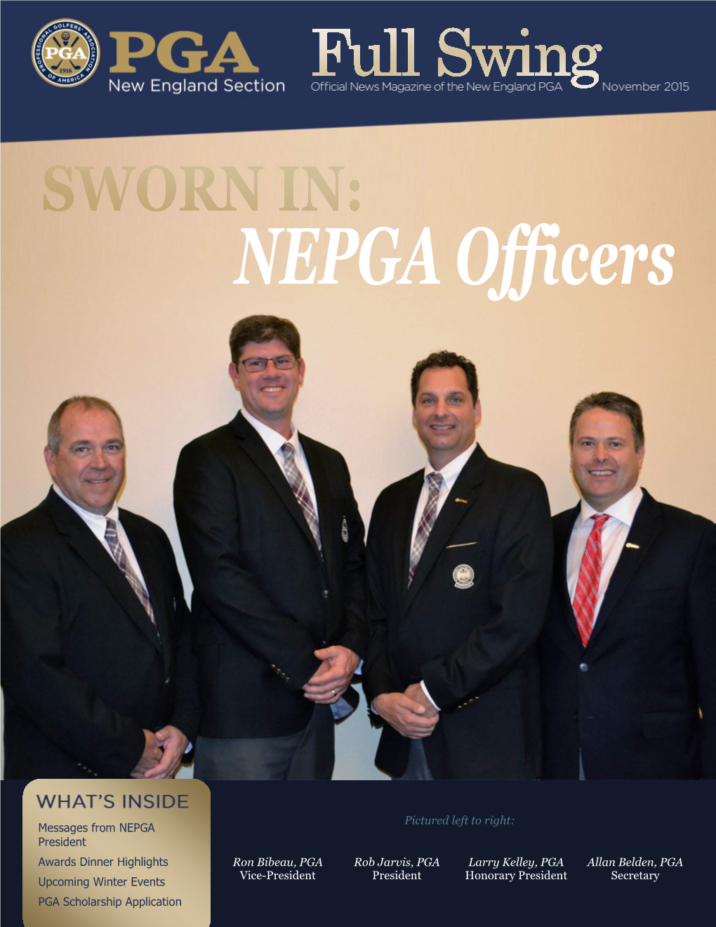 Messages from NEPGA President Awards Dinner Highlights