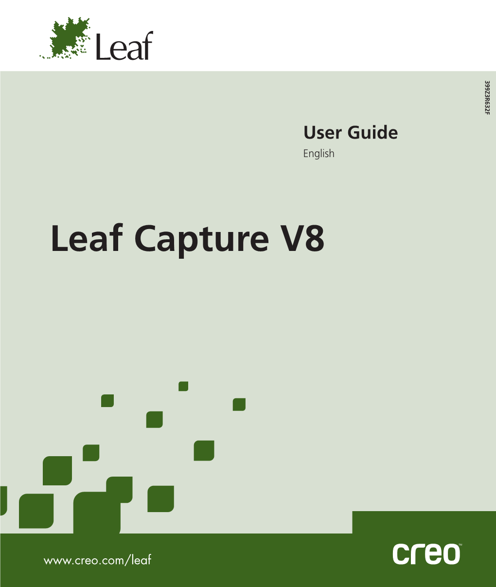 Leaf Capture V8 User Guide