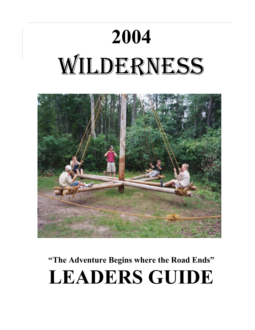 Leaders's Guide 2004