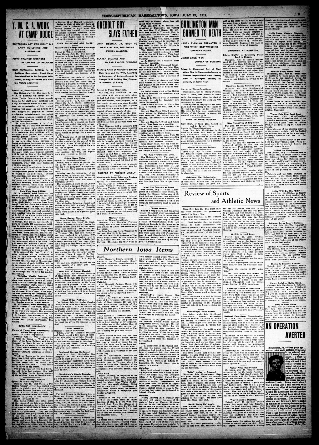Evening Times-Republican (Marshalltown, Iowa). 1917-07-25