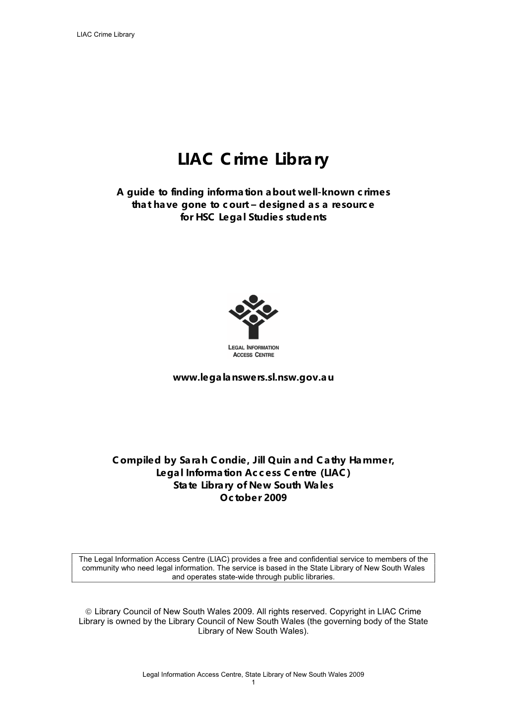 LIAC Crime Library