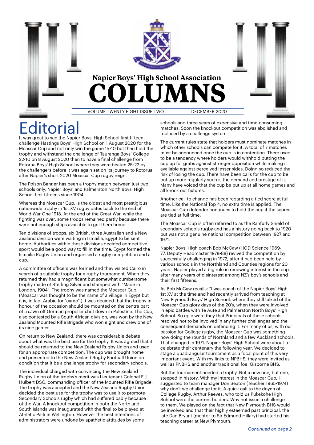 Columns December 2020