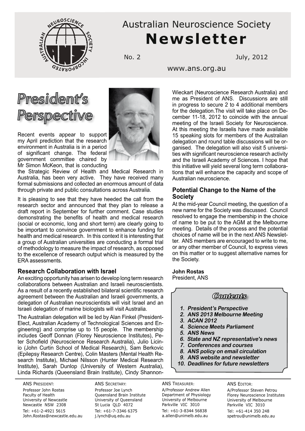 ANS Newsletter Jul2012