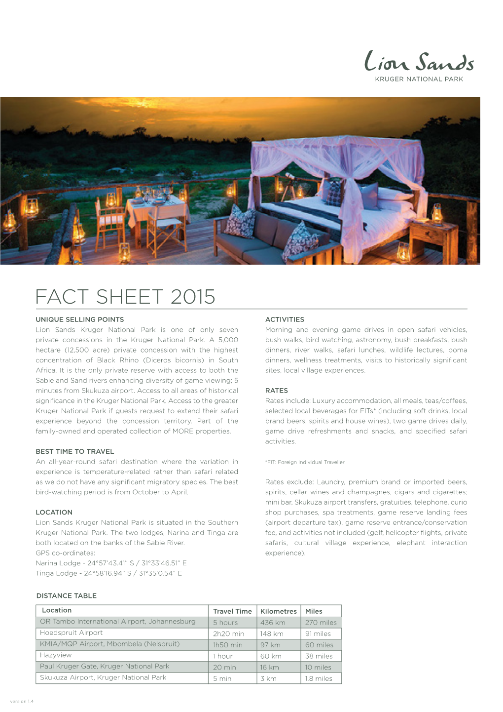 Fact Sheet 2015
