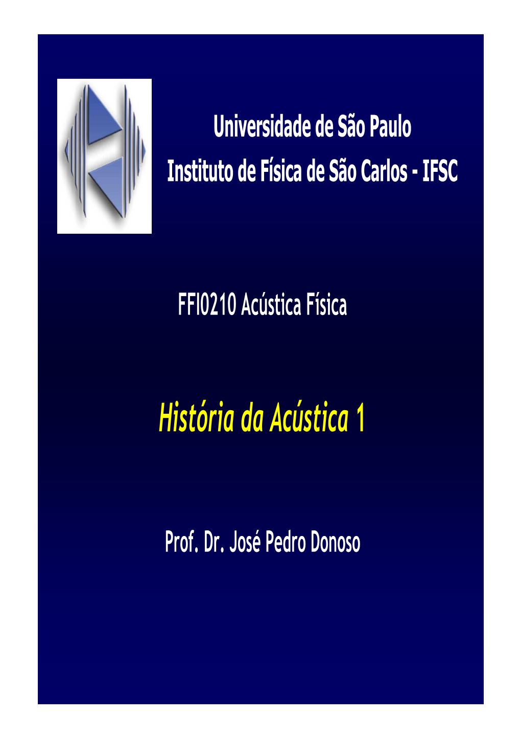 História Da Acústica 1