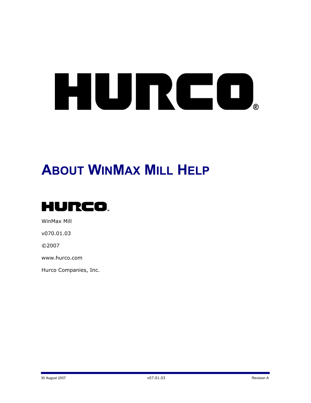 About Winmax Mill Help