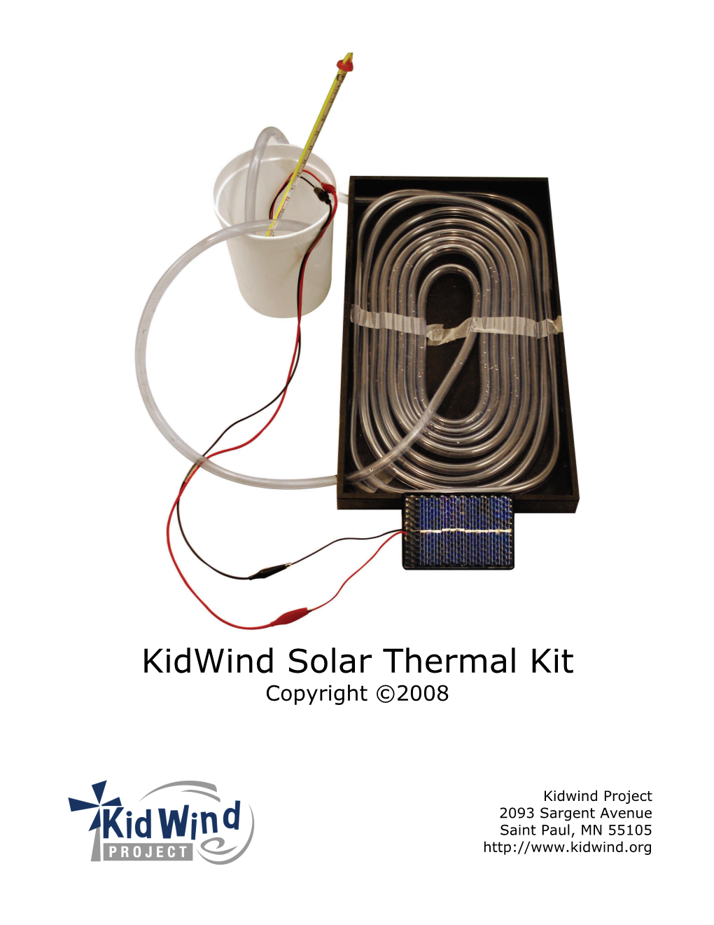 Kidwind Solar Thermal Kit Copyright ©2008