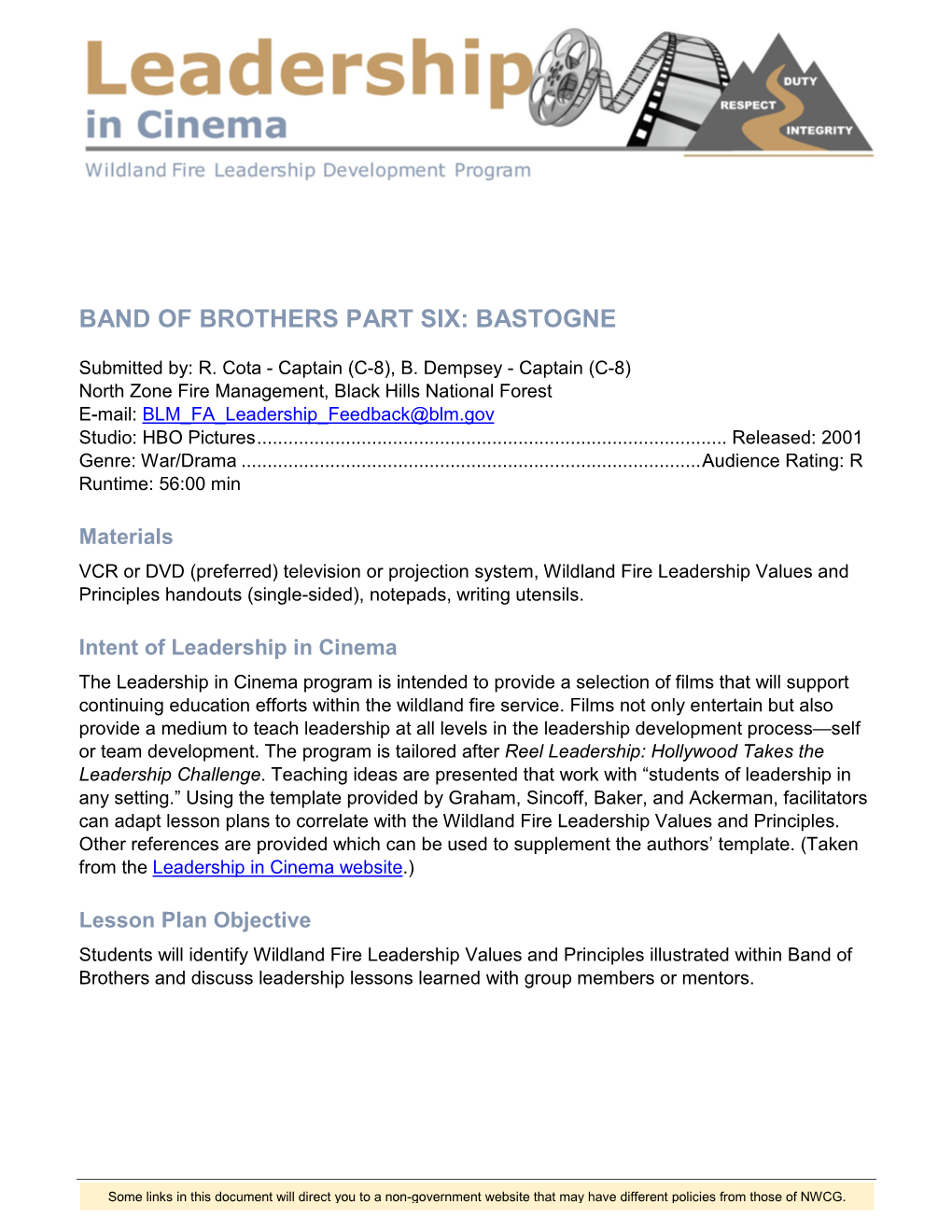 Band of Brothers Part Six, Bastogne