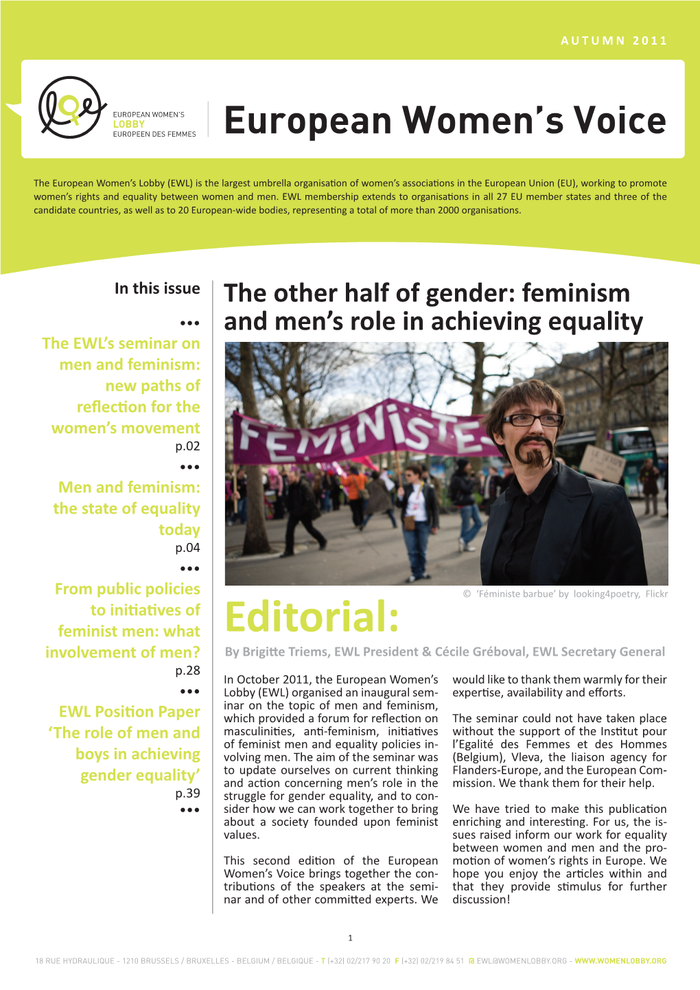 European Women's Voice, Autumn 2011