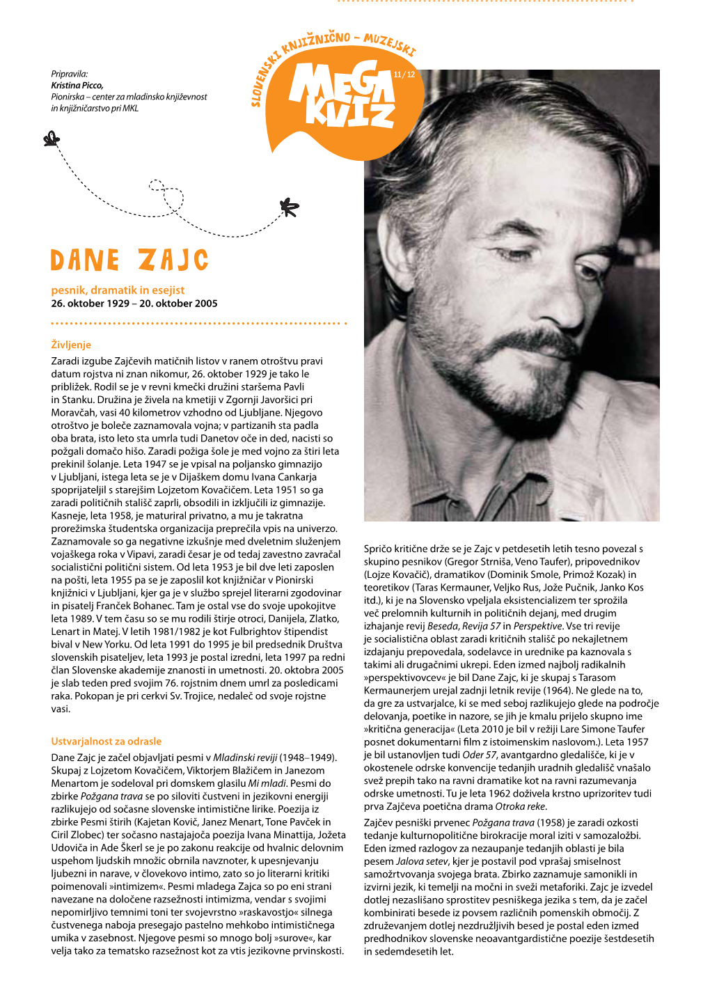 Pesnik, Dramatik in Esejist 26