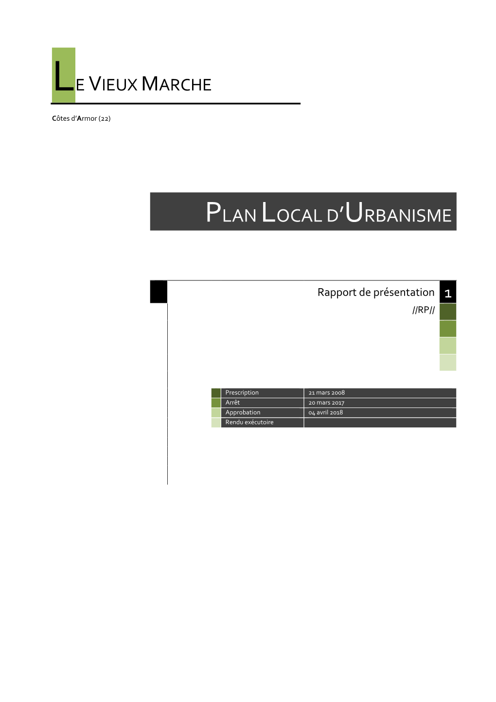 Plan Local D'urbanisme