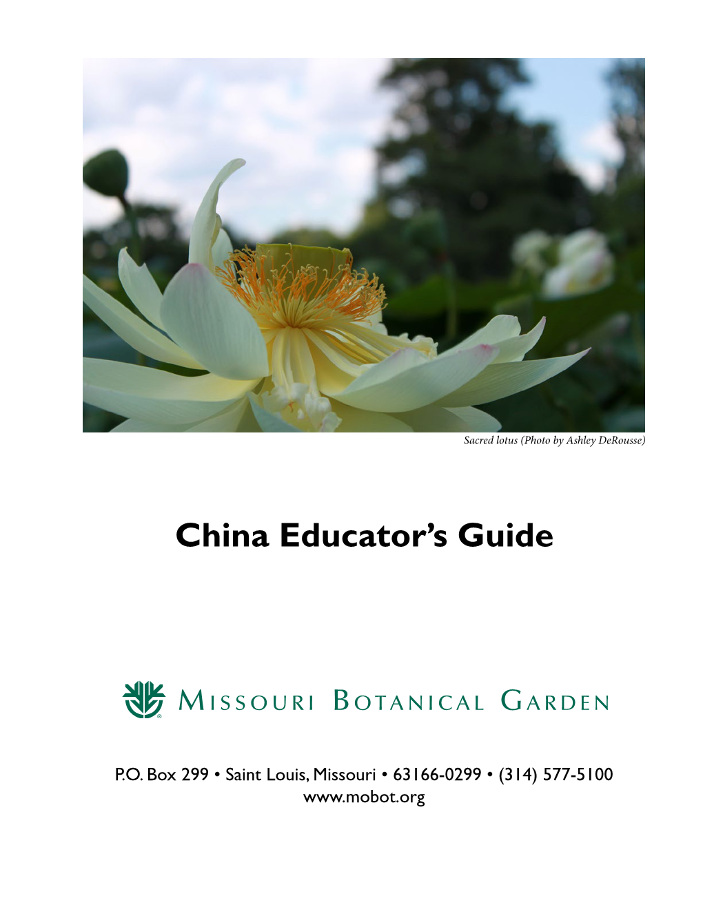 China Educator's Guide