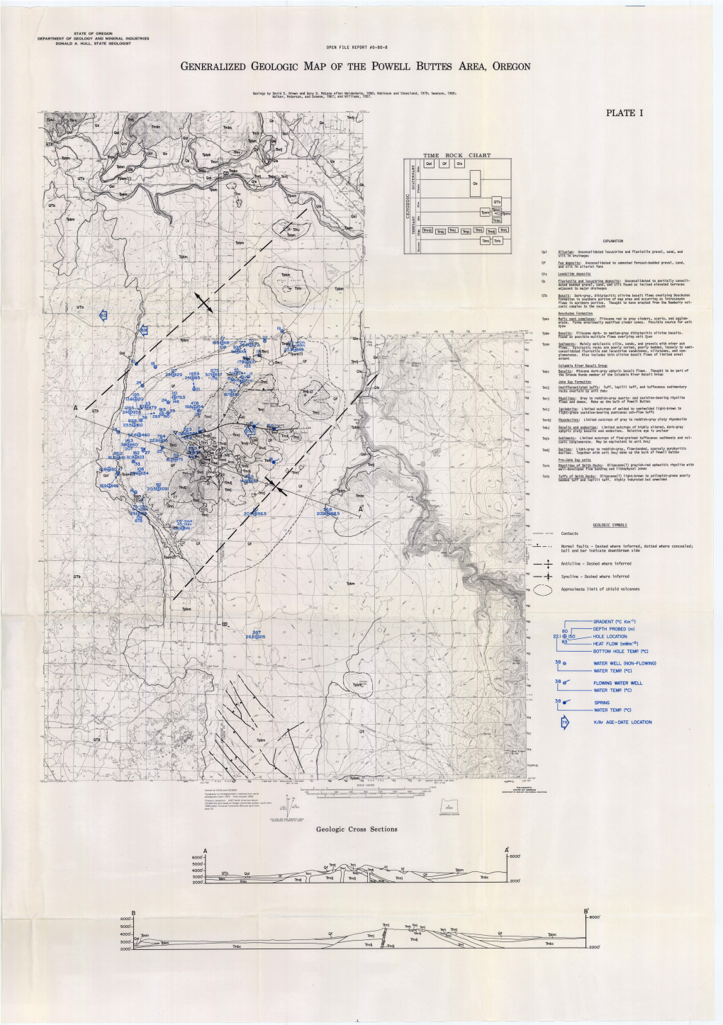 DOGAMI Open-File Report O-80-08, Preliminary Geology And