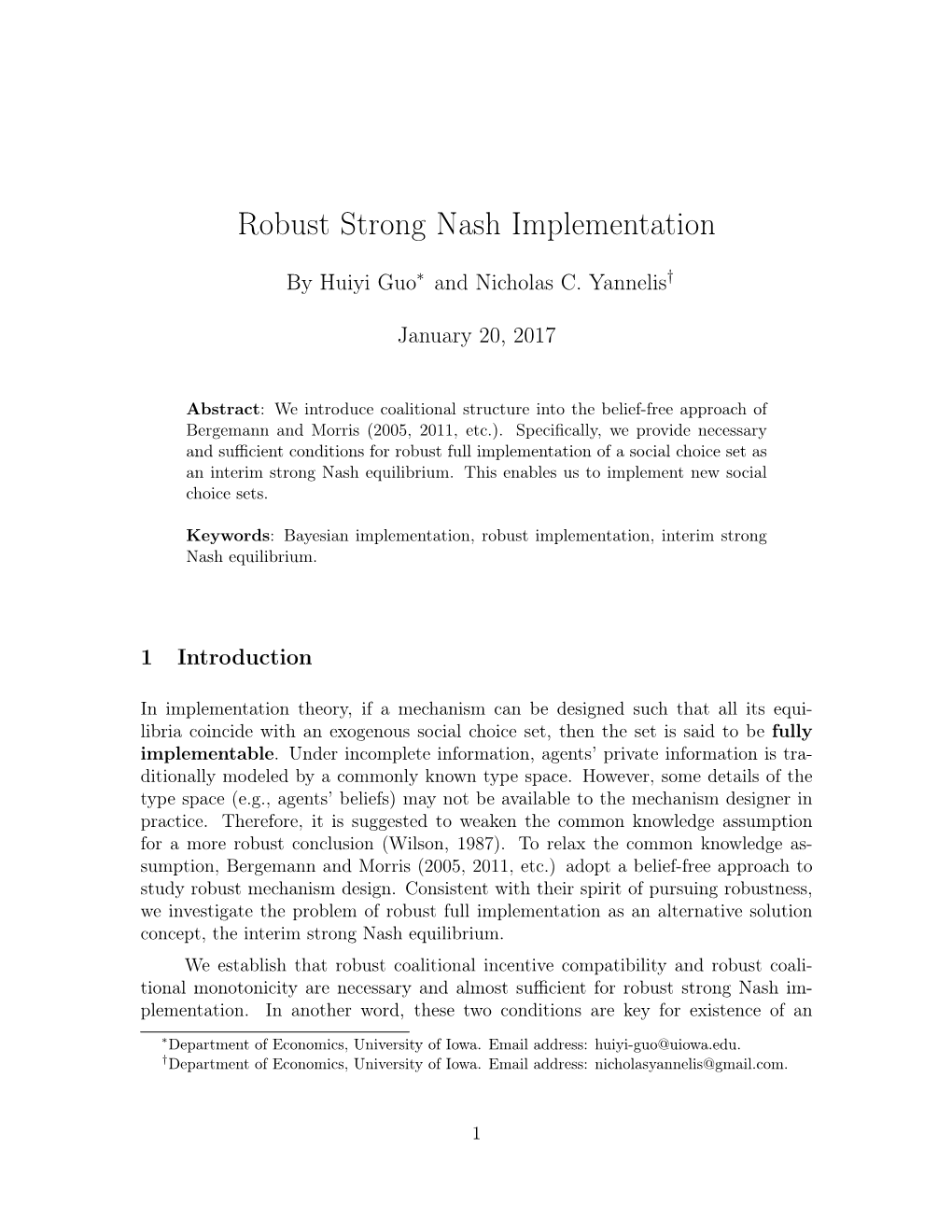 Robust Strong Nash Implementation