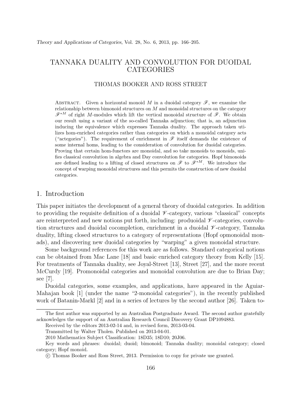 Tannaka Duality and Convolution for Duoidal Categories