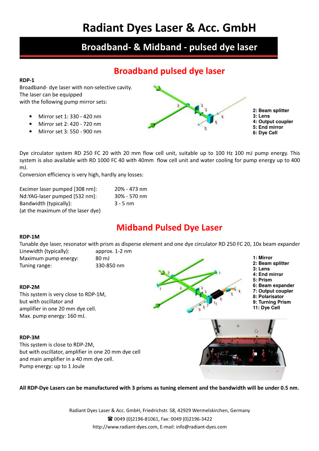 Radiant Dyes Laser & Acc. Gmbh