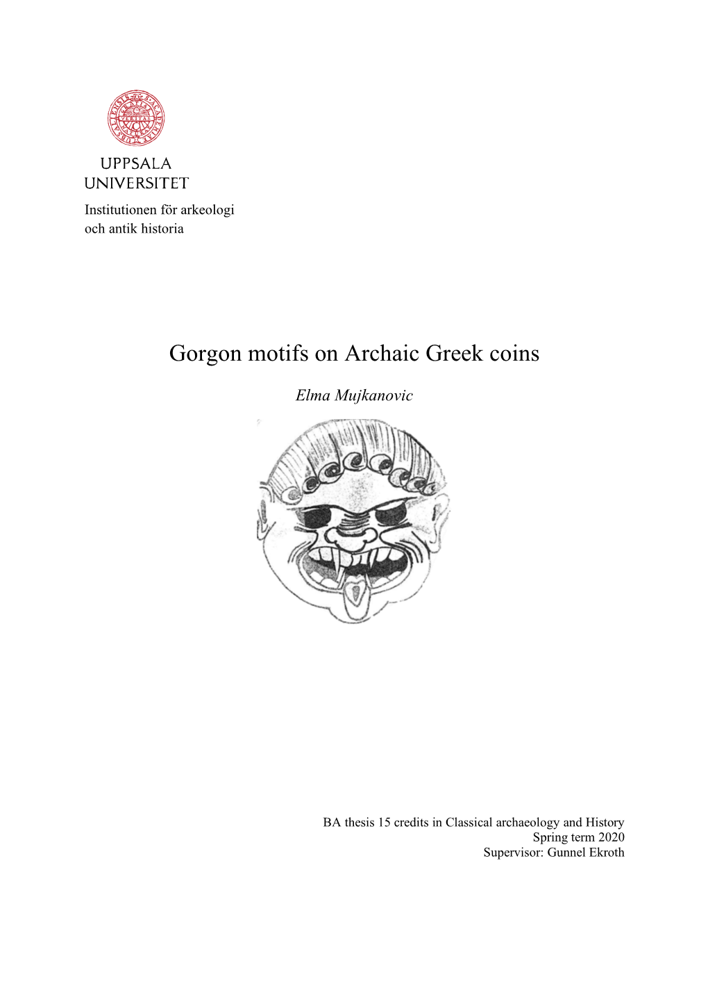 Gorgon Motifs on Archaic Greek Coins