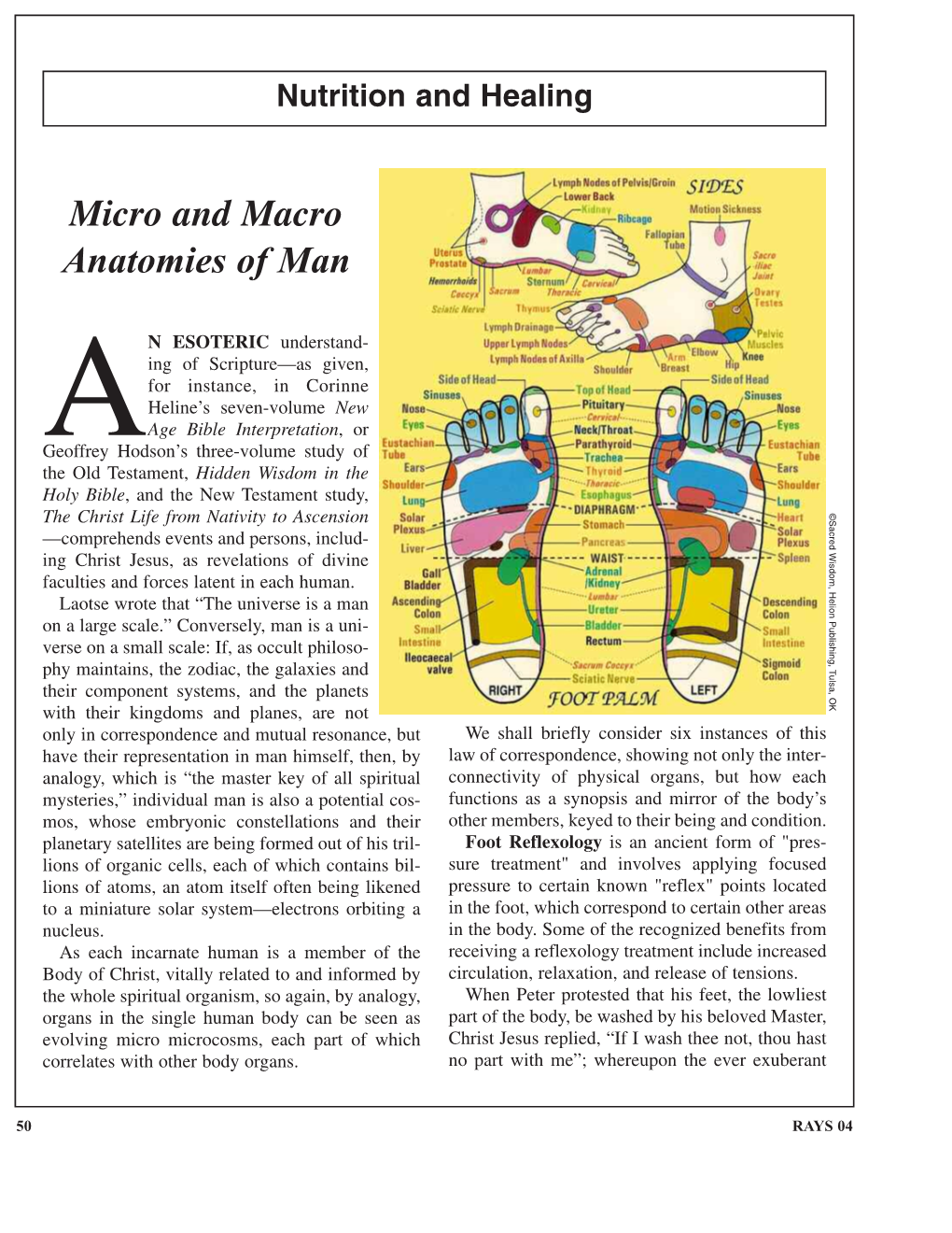 Micro and Macro Anatomies of Man