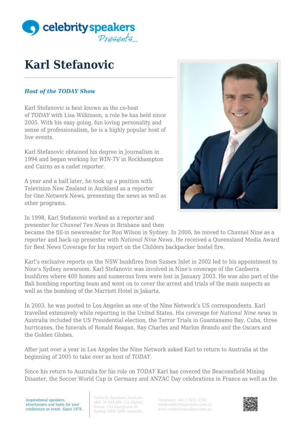 Karl Stefanovic