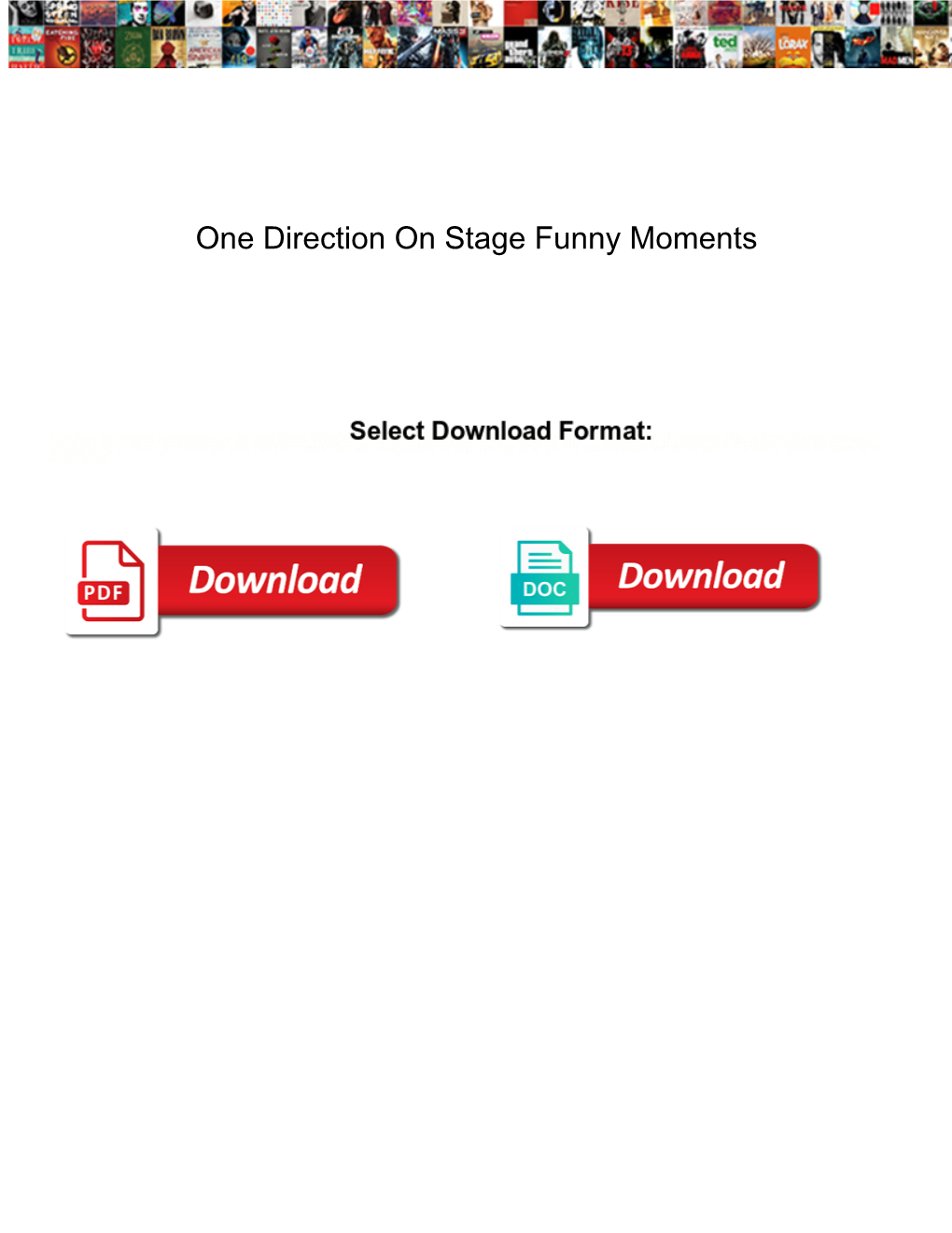 One Direction on Stage Funny Moments