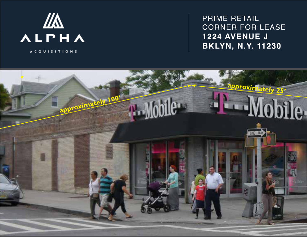 1224 AVENUE J BROOKLYN NY 11230Economic Cohort Groups, Which Include the Target ACQUISITIONS Coney Island Avenue, Ocean Parkway and Ocean Avenue