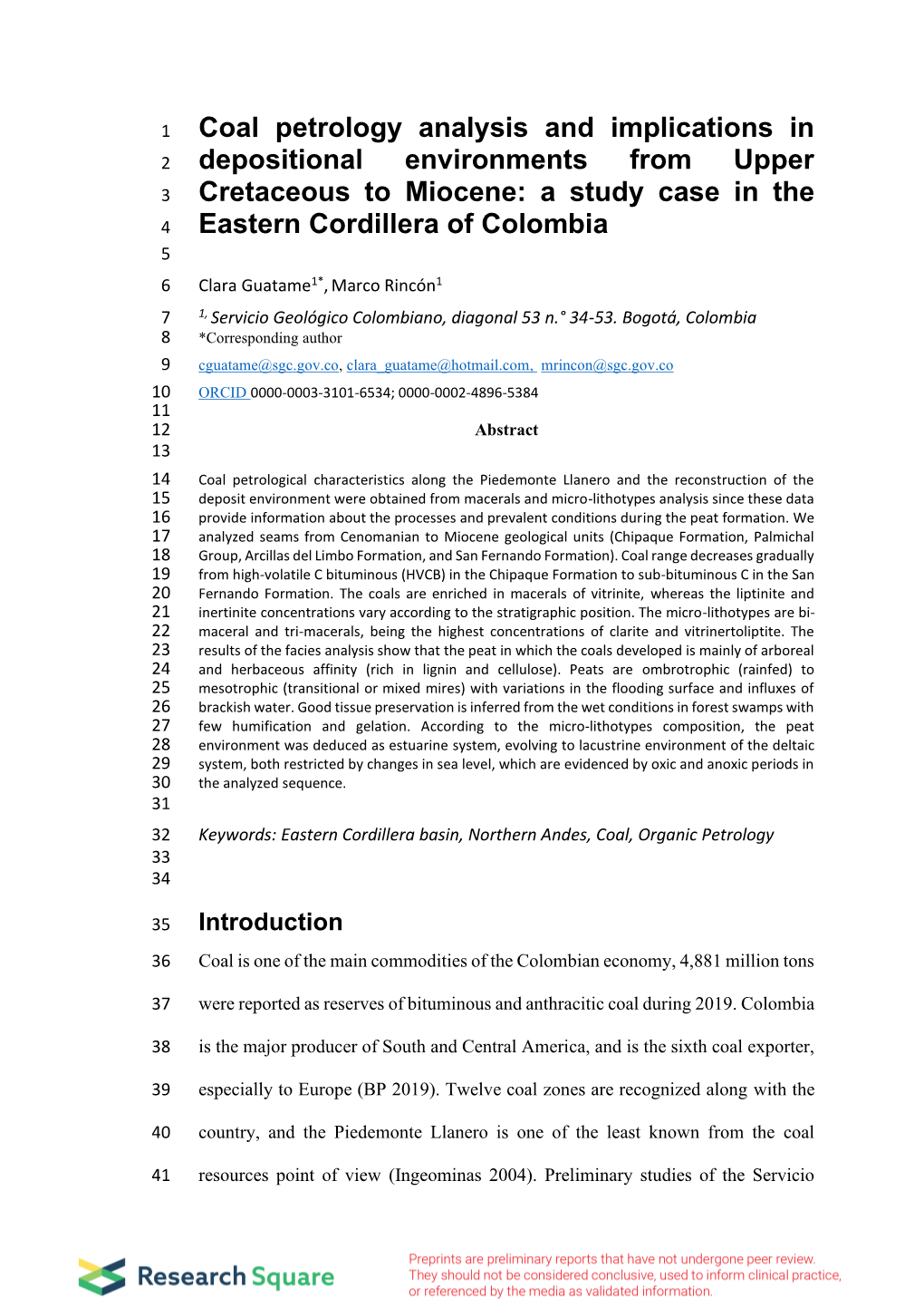 Author Template for Journal Articles