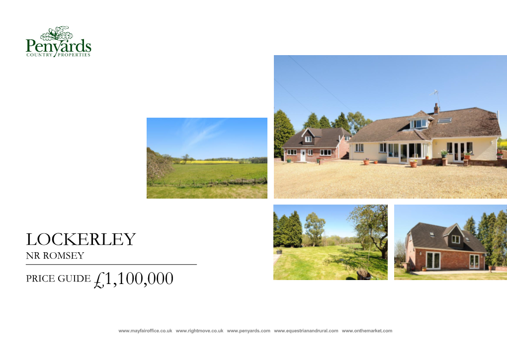 Lockerley Nr Romsey Price Guide £1,100,000