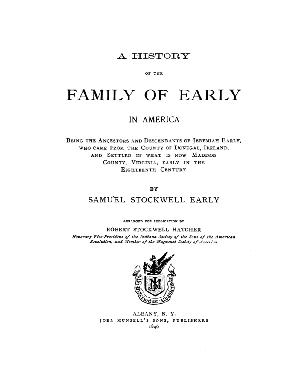 John Drennan: Born June 17, 1814, Mar­ Ried Anne Reagan and Had Issue: Mary Helen, Jane, Martha, Charles, James and Catharine