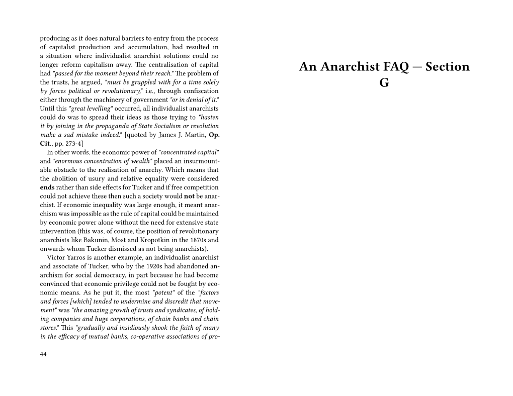 An Anarchist FAQ — Section G