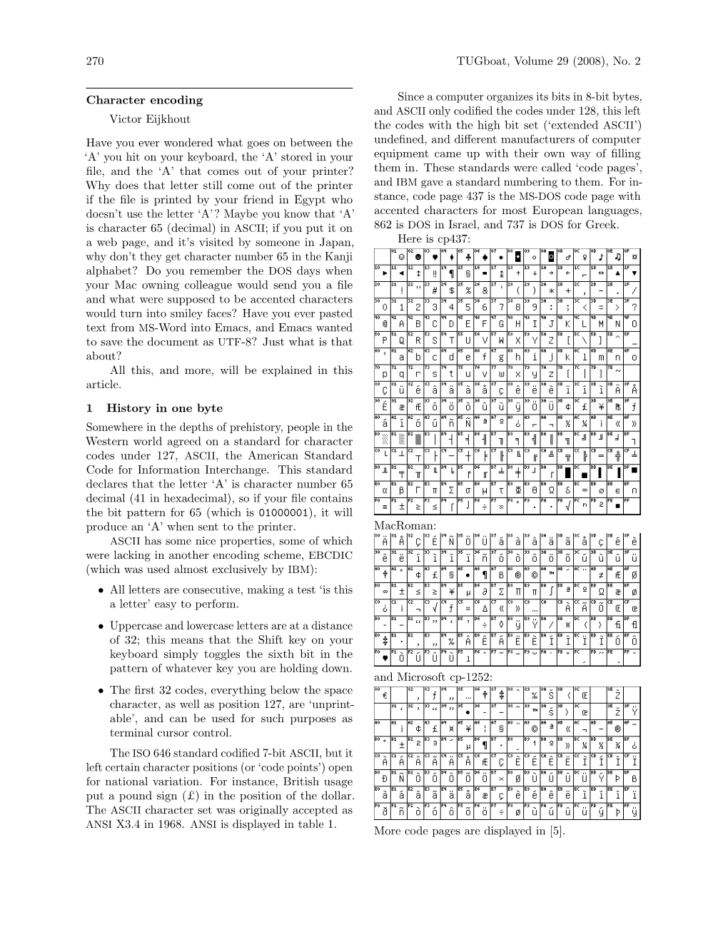 Ascii Control Codes