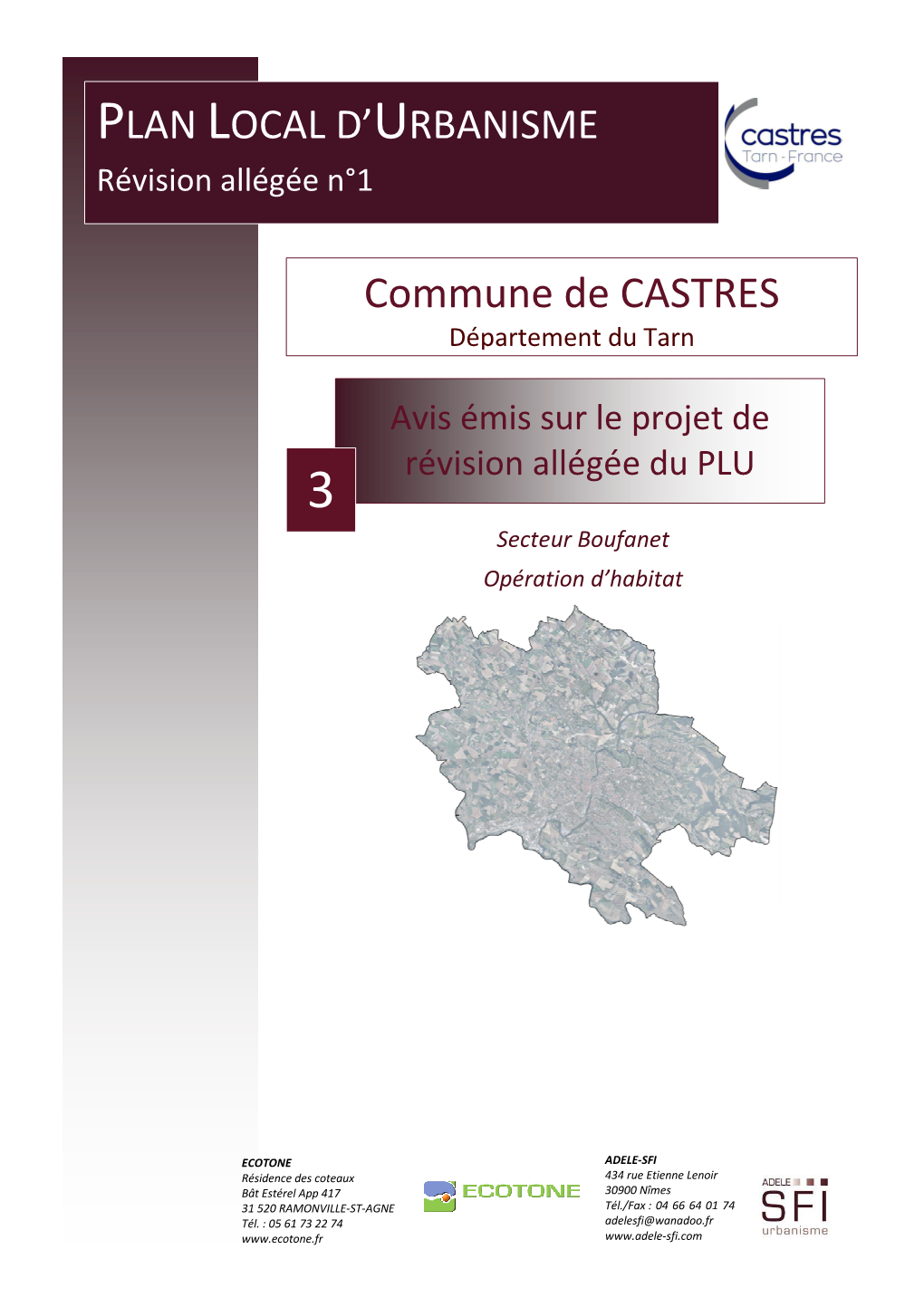 Commune De CASTRES Département Du Tarn