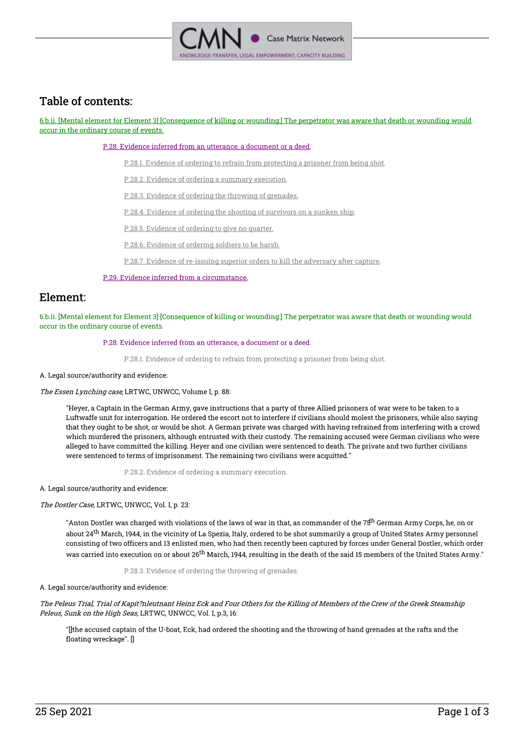 Case Matrix Network