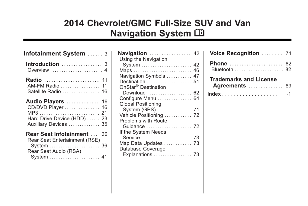 Infotainment Guide