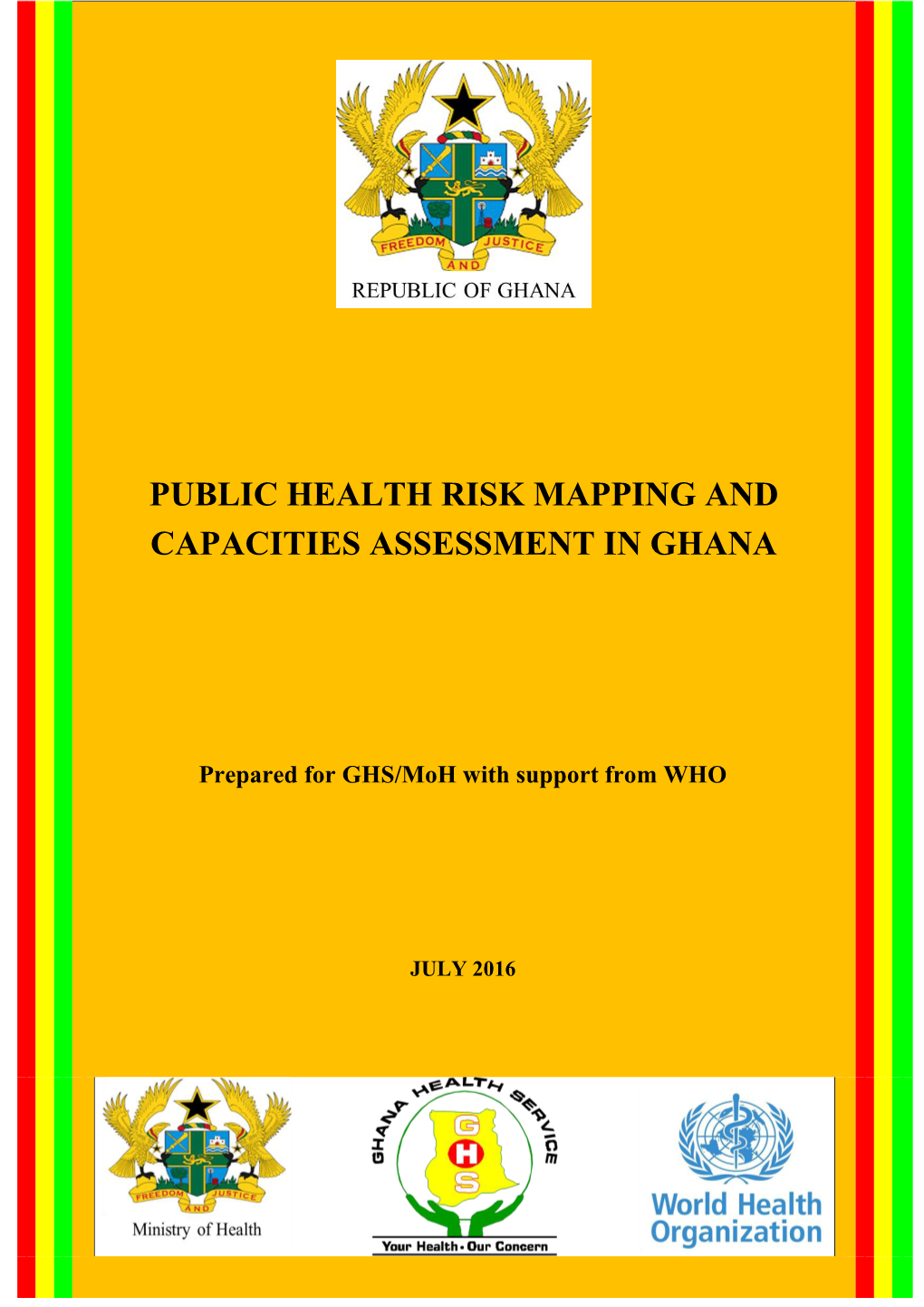 Public Health Risk Mapping and Capacities Assessment in Ghana