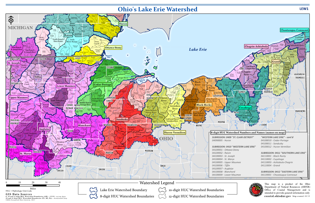 Ohio's Lake Erie Watershed