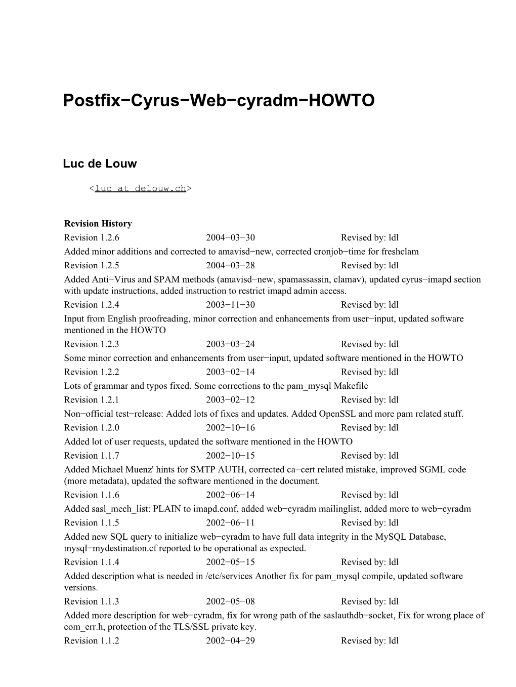 Postfix−Cyrus−Web−Cyradm−HOWTO