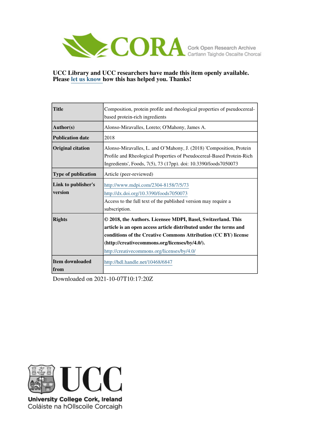 Composition, Protein Profile and Rheological.Pdf