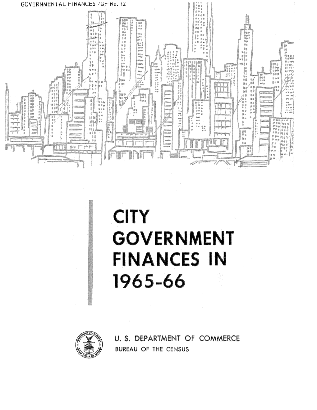 City Government Finances in 1965-66