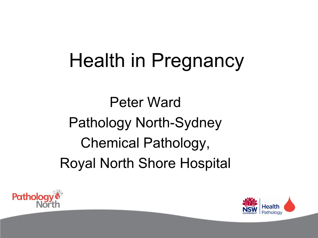 Health in Pregnancy