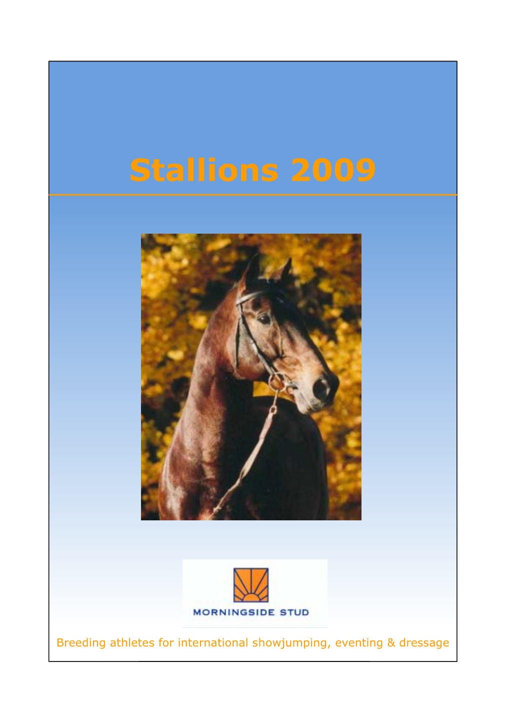 2009 Stallion Catalogue