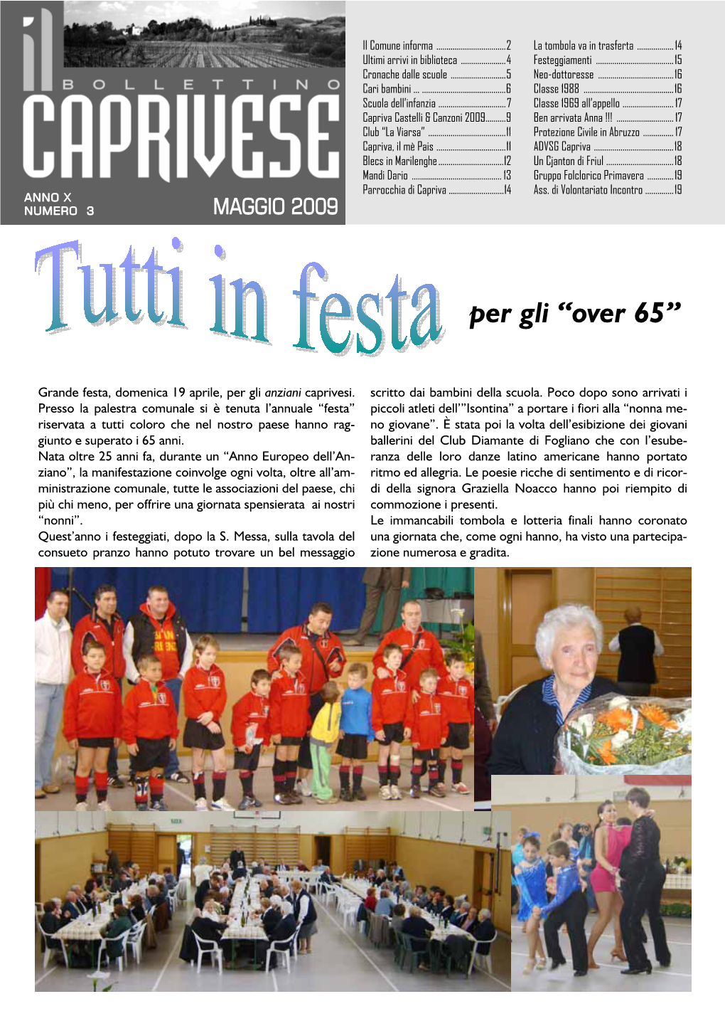 Per Gli “Over 65”