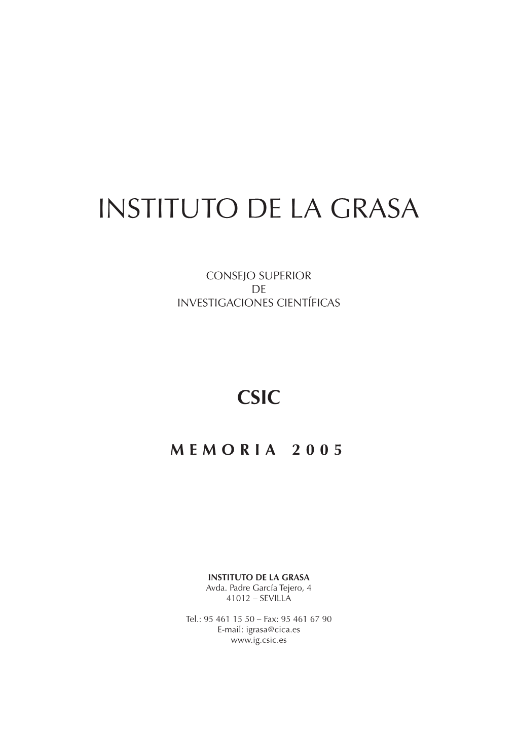 Instituto De La Grasa