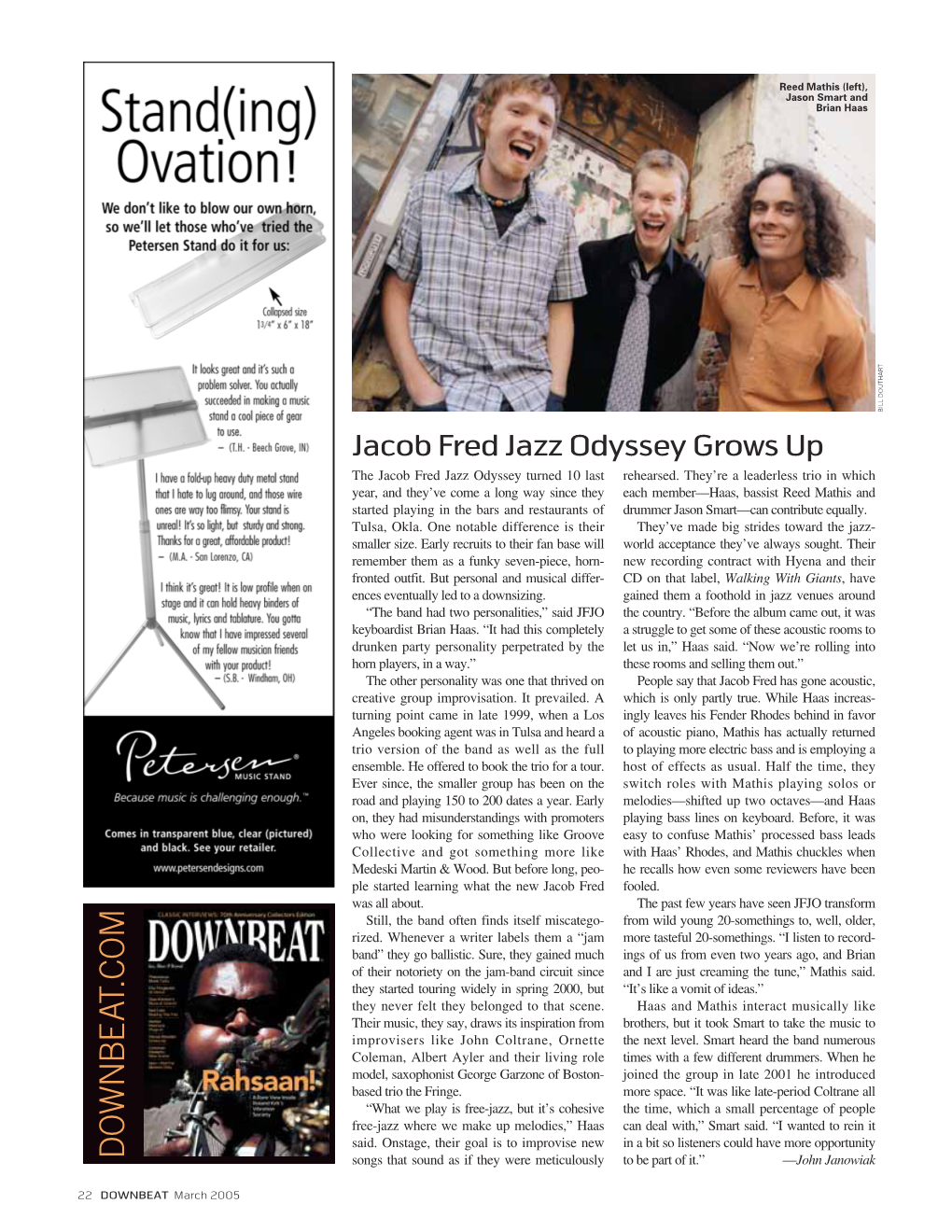 Jacob Fred Jazz Odyssey Grows up the Jacob Fred Jazz Odyssey Turned 10 Last Rehearsed