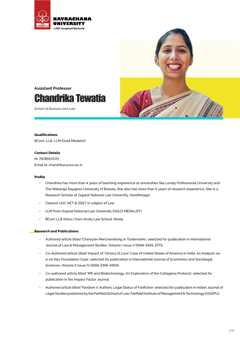 Chandrika Tewatia