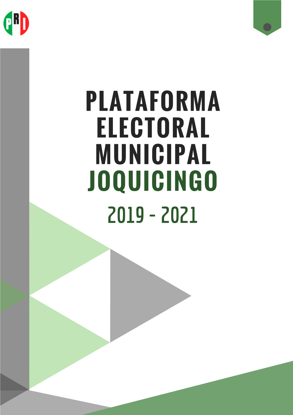 2021 Plataforma Electoral Municipal Joquicingo
